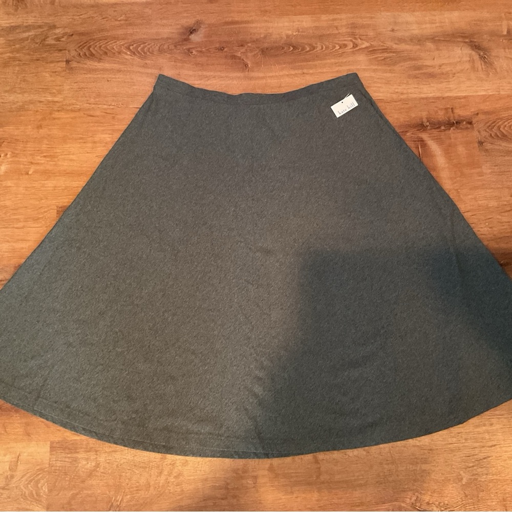 Kate Hill NEW Flare Gray Women's Skirt XL